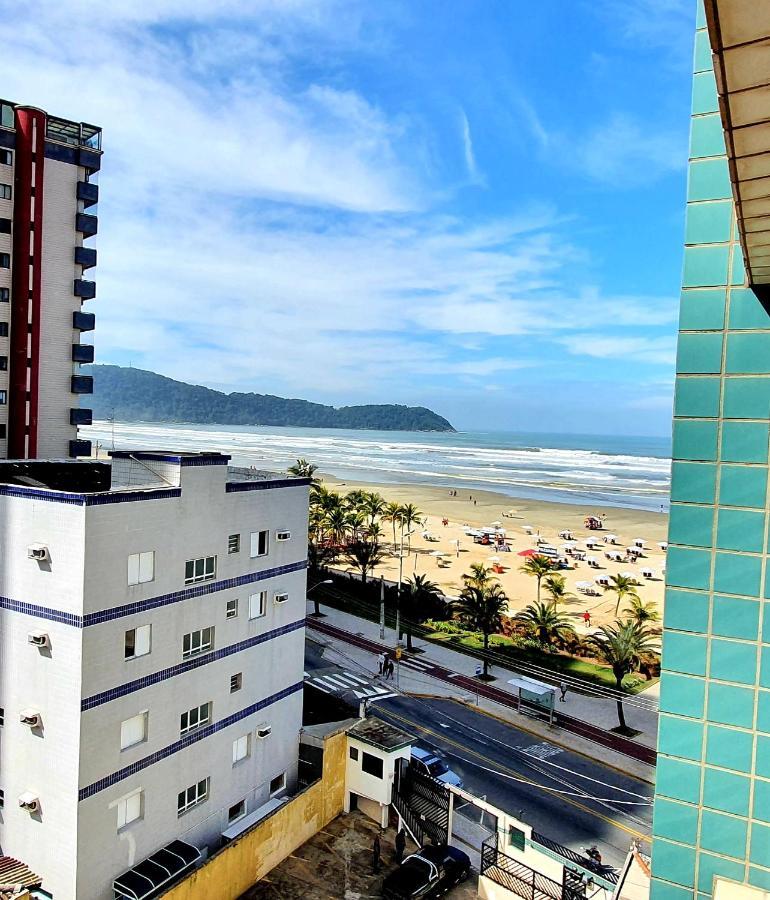 Apartamento Kit Praia Grande Na Guilhermina Frente Marアパートメント エクステリア 写真