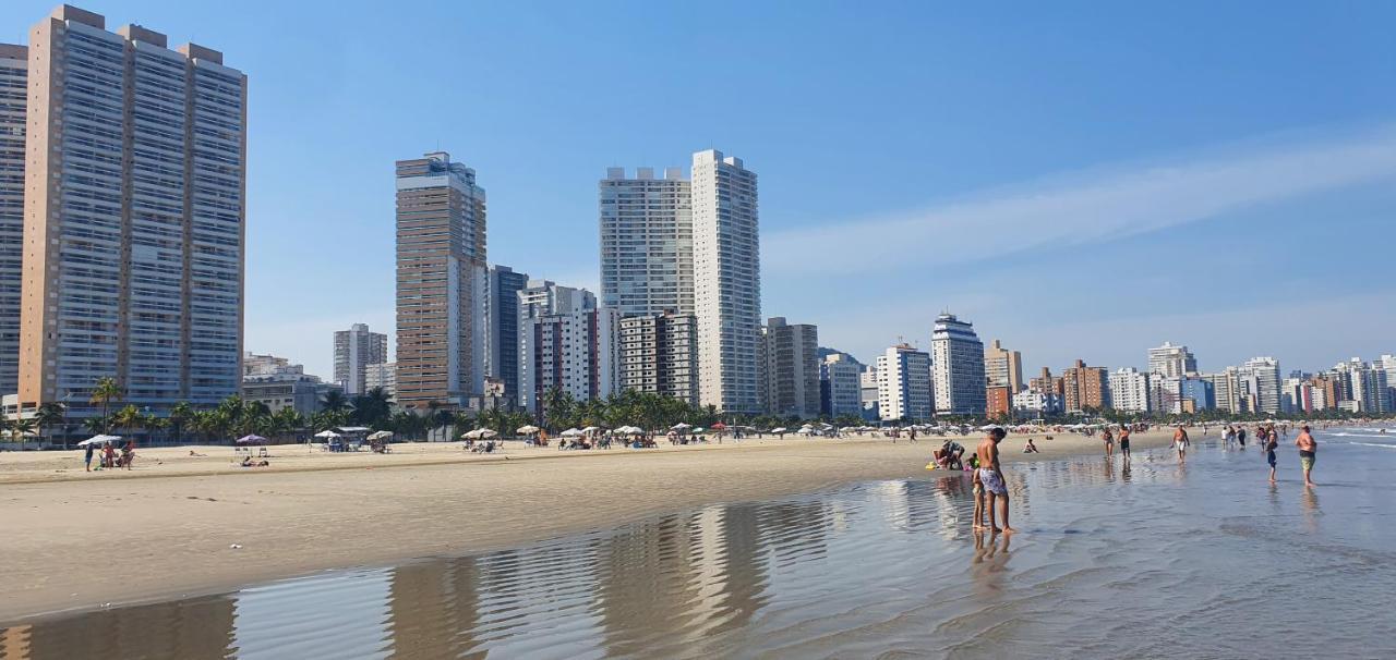 Apartamento Kit Praia Grande Na Guilhermina Frente Marアパートメント エクステリア 写真